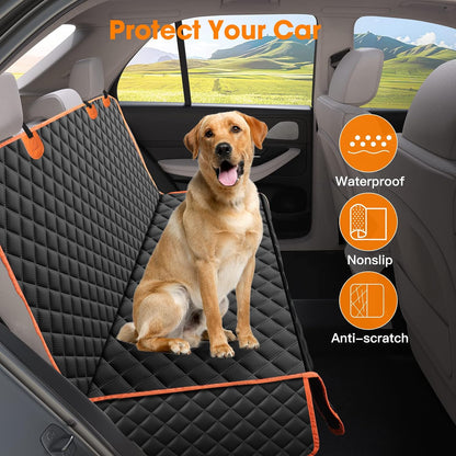 Dog Seat Cover for Back Seat Waterproof Dog Seat Covers for Cars, Car Seat Protector for Dogs, Nonslip Back Seat Cover for Trucks & SUV