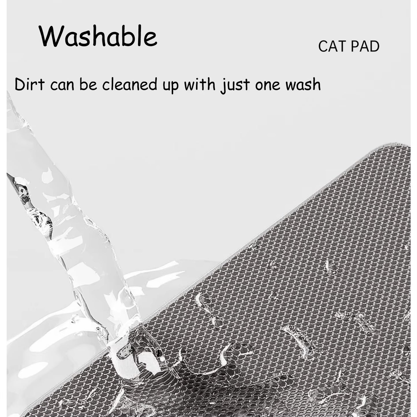 60CMX90CM Cat Litter Mat Waterproof Double Layer Pet Litter Box Mat Pet Toilet Cat Mat Nonslip Sand Cat Washable Mat Pet Clean
