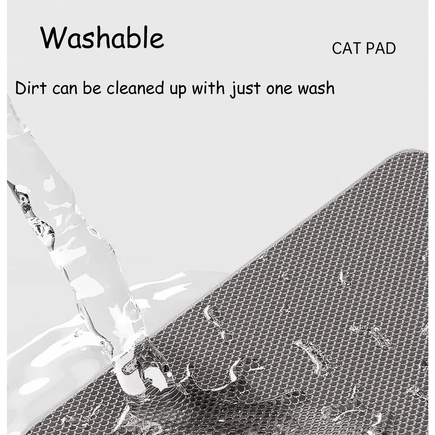60CMX90CM Cat Litter Mat Waterproof Double Layer Pet Litter Box Mat Pet Toilet Cat Mat Nonslip Sand Cat Washable Mat Pet Clean